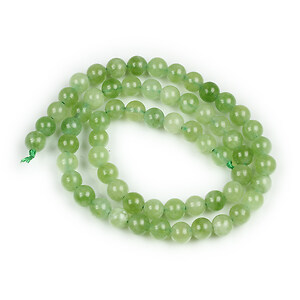 Margele calcedonie verde olive sfere 6mm (sirag)
