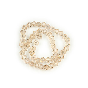 Margele cristal biconic 6mm (sirag) - fumuriu