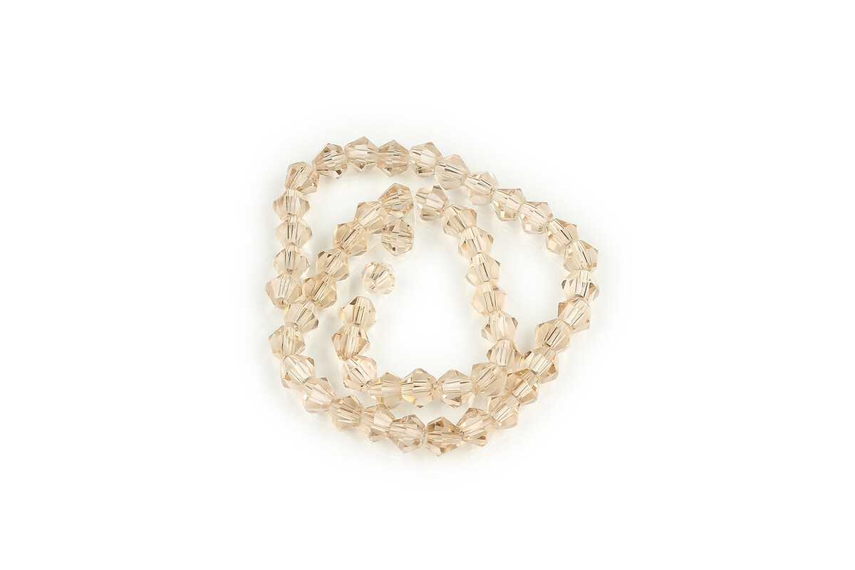 Margele cristal biconic 6mm (sirag) - fumuriu