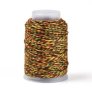 Rola ata Macrame din bumbac, grosime 1,5mm, rola de aprox. 22m - 3 culori