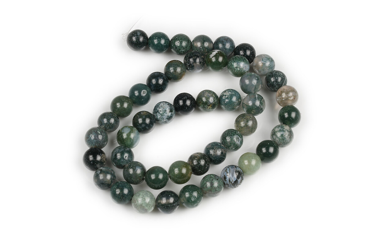 Margele Moss Agate sfere 8mm (sirag)
