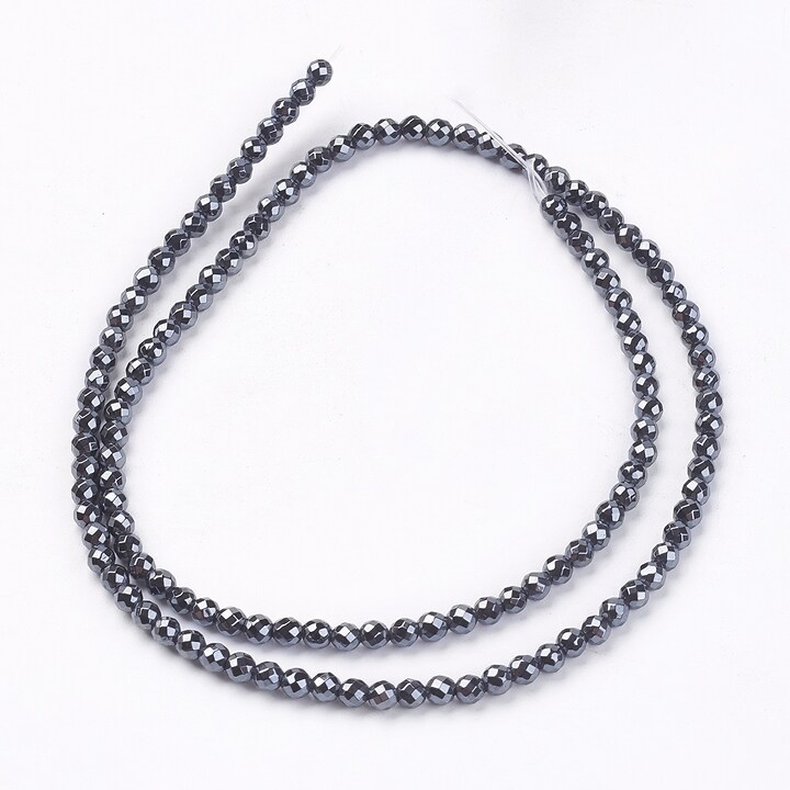 Hematit sfere fatetate 3mm (sirag)