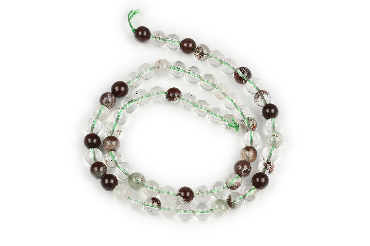 Margele lodolite cuart sfere 6mm (sirag)