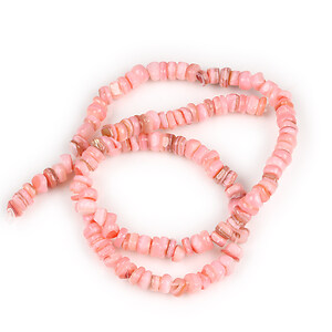 Sirag margele sidef nuggets 4,5-9x4,5-7mm - roz