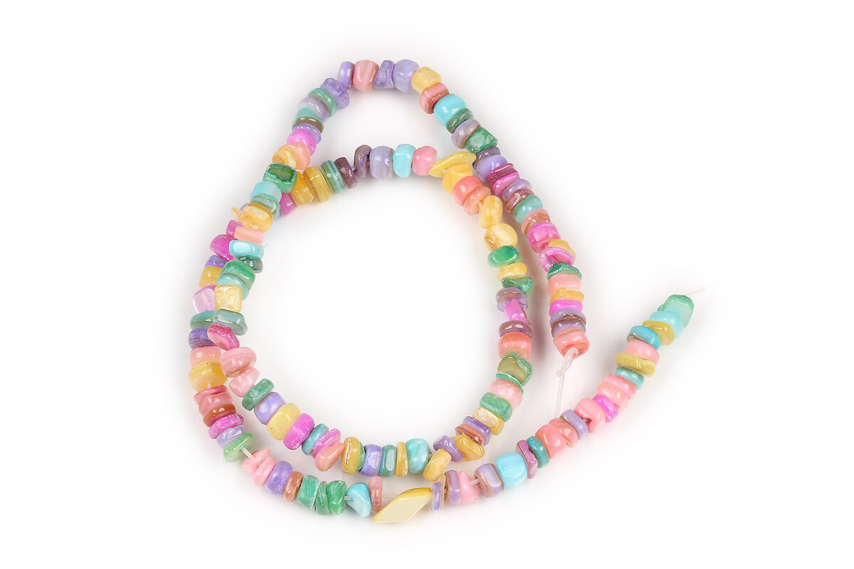Sirag margele sidef nuggets 4,5-9x4,5-7mm - mix