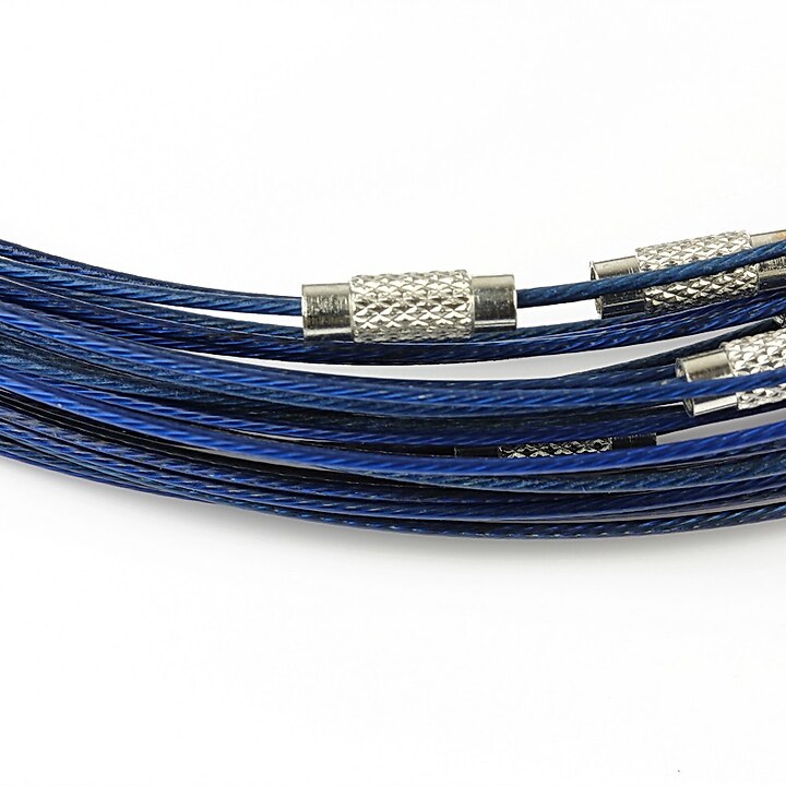 Baza siliconata colier, diametru 14,5cm - albastru cobalt