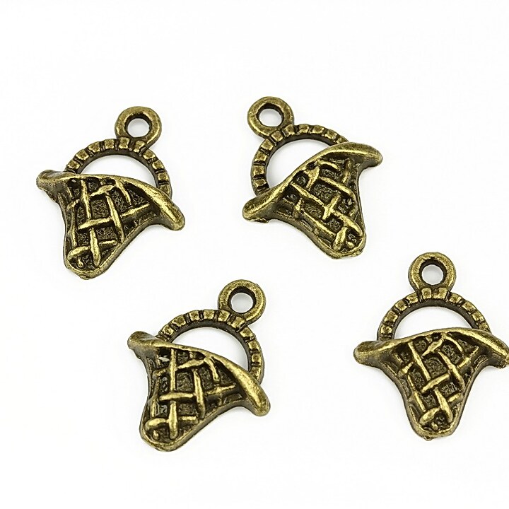 Charm bronz cos 19x15mm