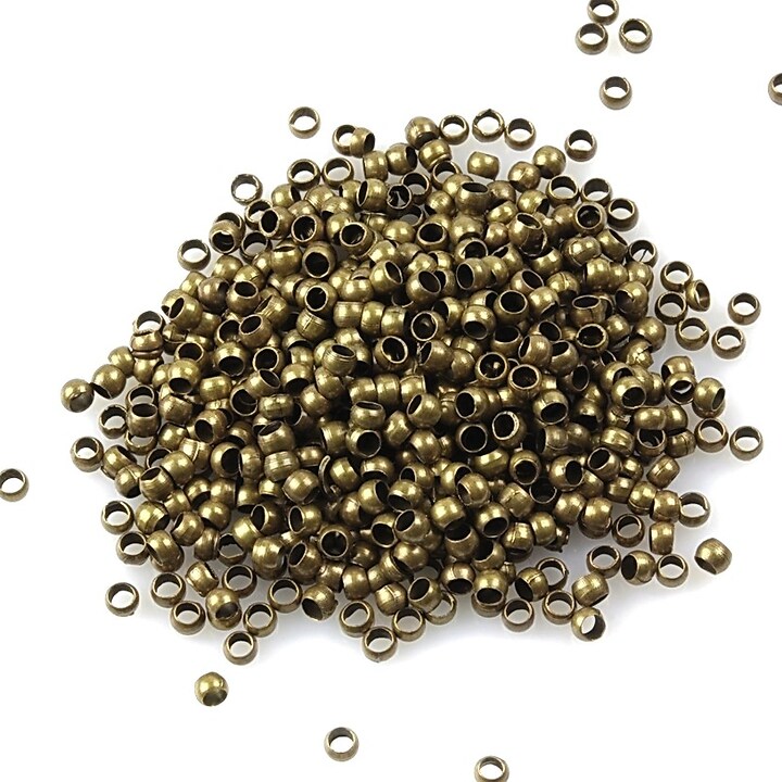 Crimp bronz 2mm (3g - aprox. 500 buc.)