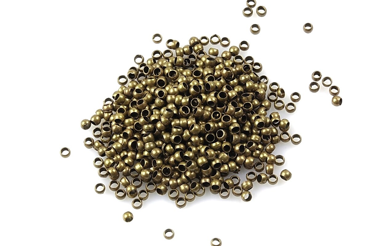 Crimp bronz 2mm (3g - aprox. 500 buc.)