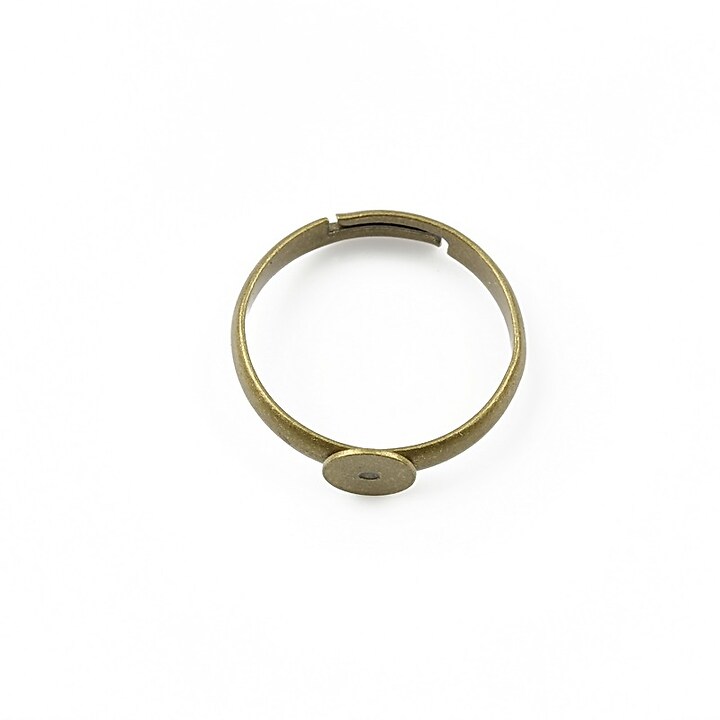 Baza de inel bronz, reglabila, platou 6mm