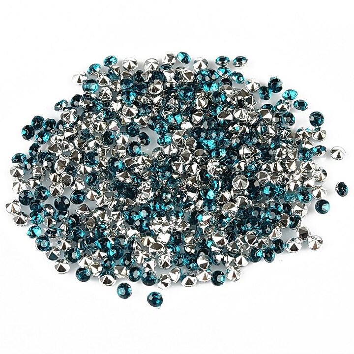 Cabochon rhinestone 2mm (20 buc.) - turcoaz