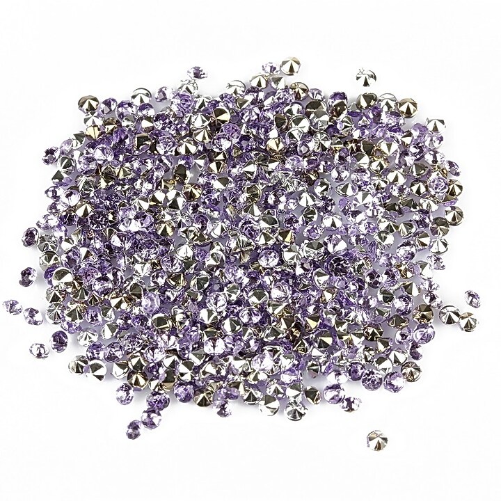 Cabochon rhinestone 2mm (20 buc.) - mov deschis