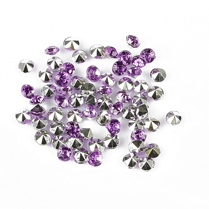 Cabochon rhinestone 3,5mm (20 buc.) - lila