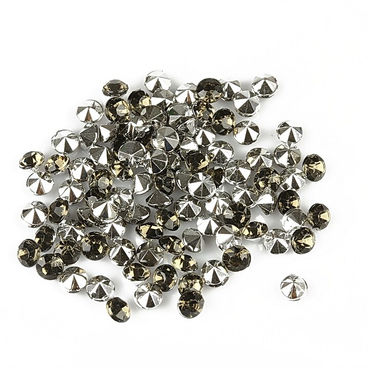 Cabochon rhinestone 3,5mm (20 buc.) - gri