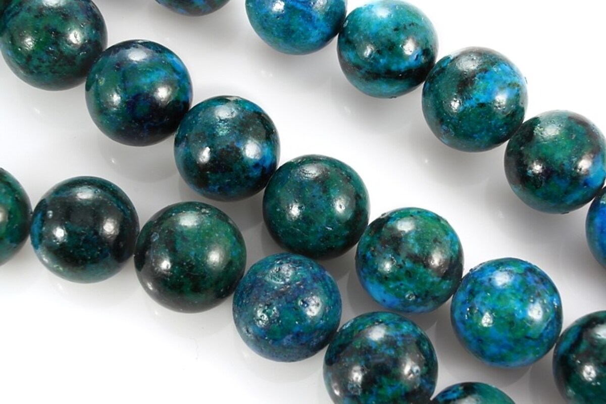 Chrysocolla de sinteza sfere 12mm