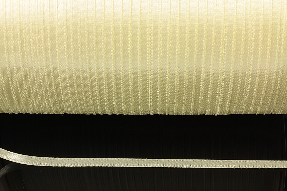 Snur saten latime 3mm (10m) - galben deschis