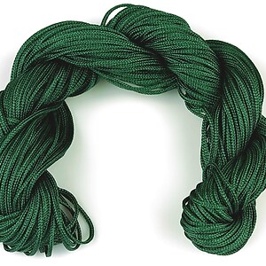 Ata nylon, grosime 1mm, aprox. 20-22m,  verde inchis