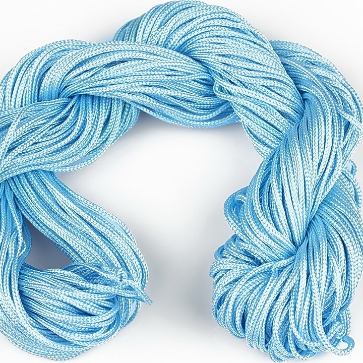 Ata nylon, grosime 1mm, aprox. 20-22m, albastru deschis