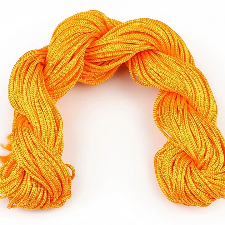 Ata nylon, grosime 1mm, aprox. 20-22m, orange