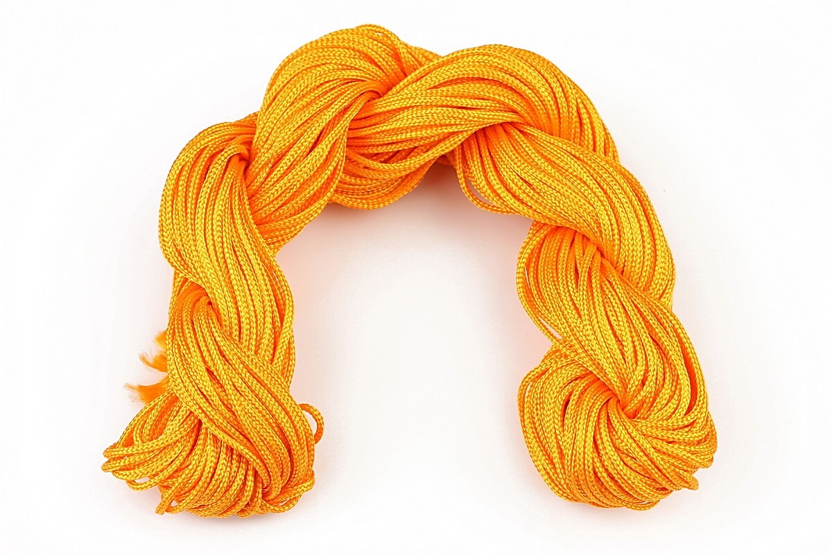 Ata nylon, grosime 1mm, aprox. 20-22m, orange