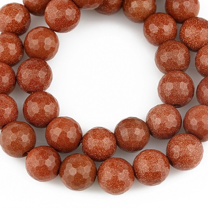 Goldstone sfere fatetate 8mm