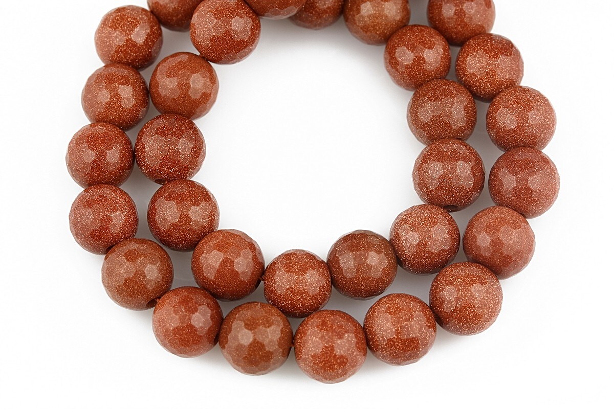 Goldstone sfere fatetate 8mm