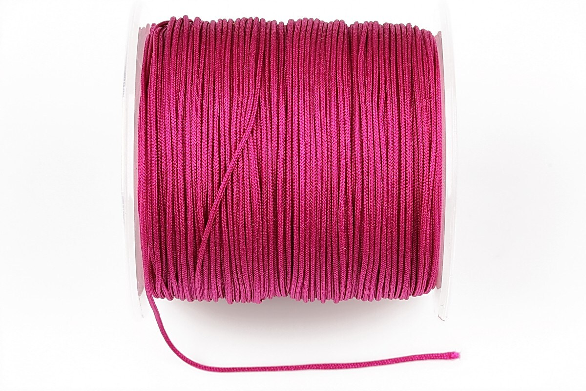 Snur Shamballa Dandelion grosime 1mm, rola de 100m - fucsia