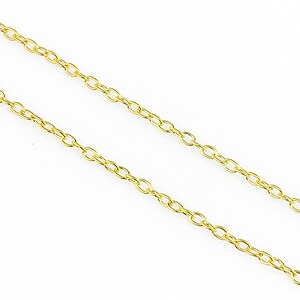 Lant auriu 3x2mm (49cm)