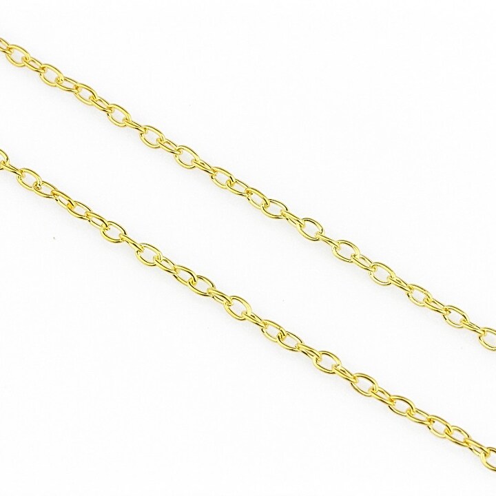 Lant auriu 3x2mm (49cm)