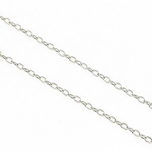 Lant argintiu inchis 3x2mm (49cm)