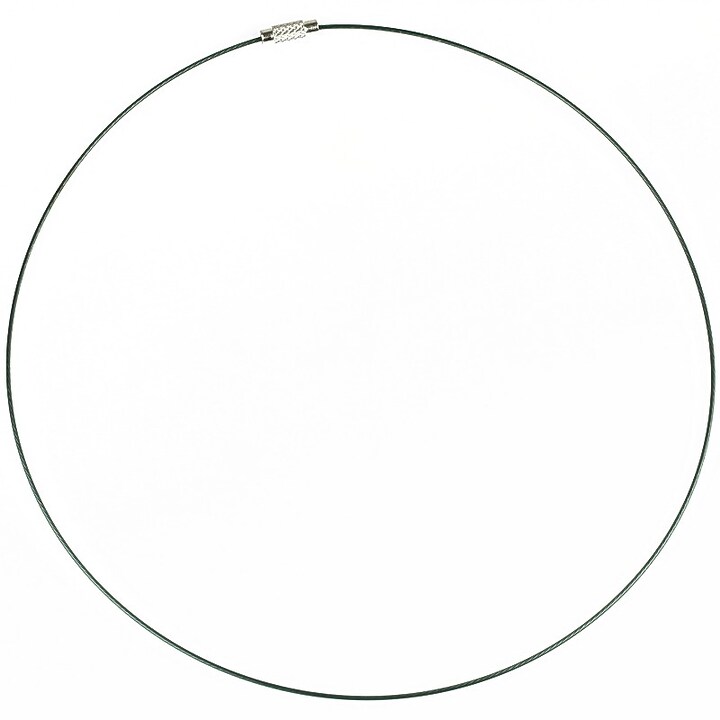 Baza siliconata colier, diametru 14,5cm - gri petrol