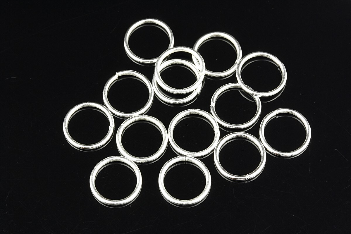 Zale argintii 10mm (grosime 1.0mm)