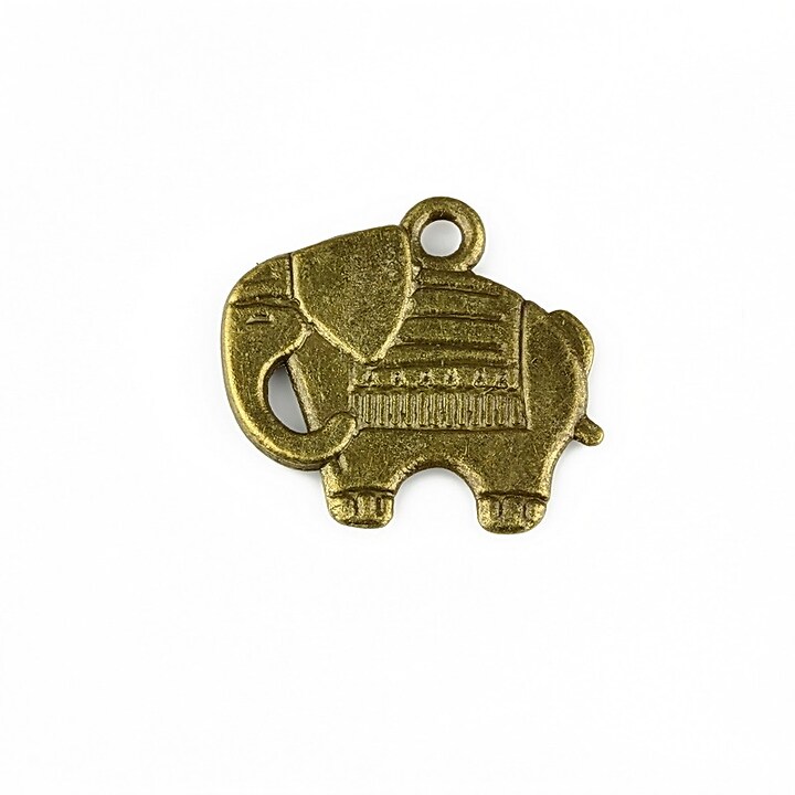 Charm bronz elefant 19x21mm