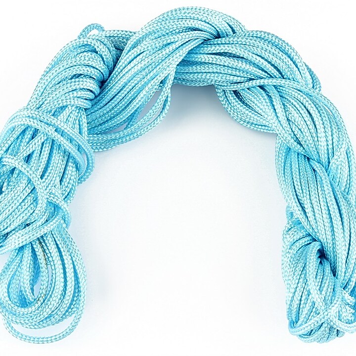 Ata nylon, grosime 2mm, 12m, bleu