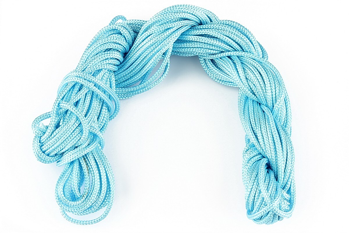 Ata nylon, grosime 2mm, 12m, bleu