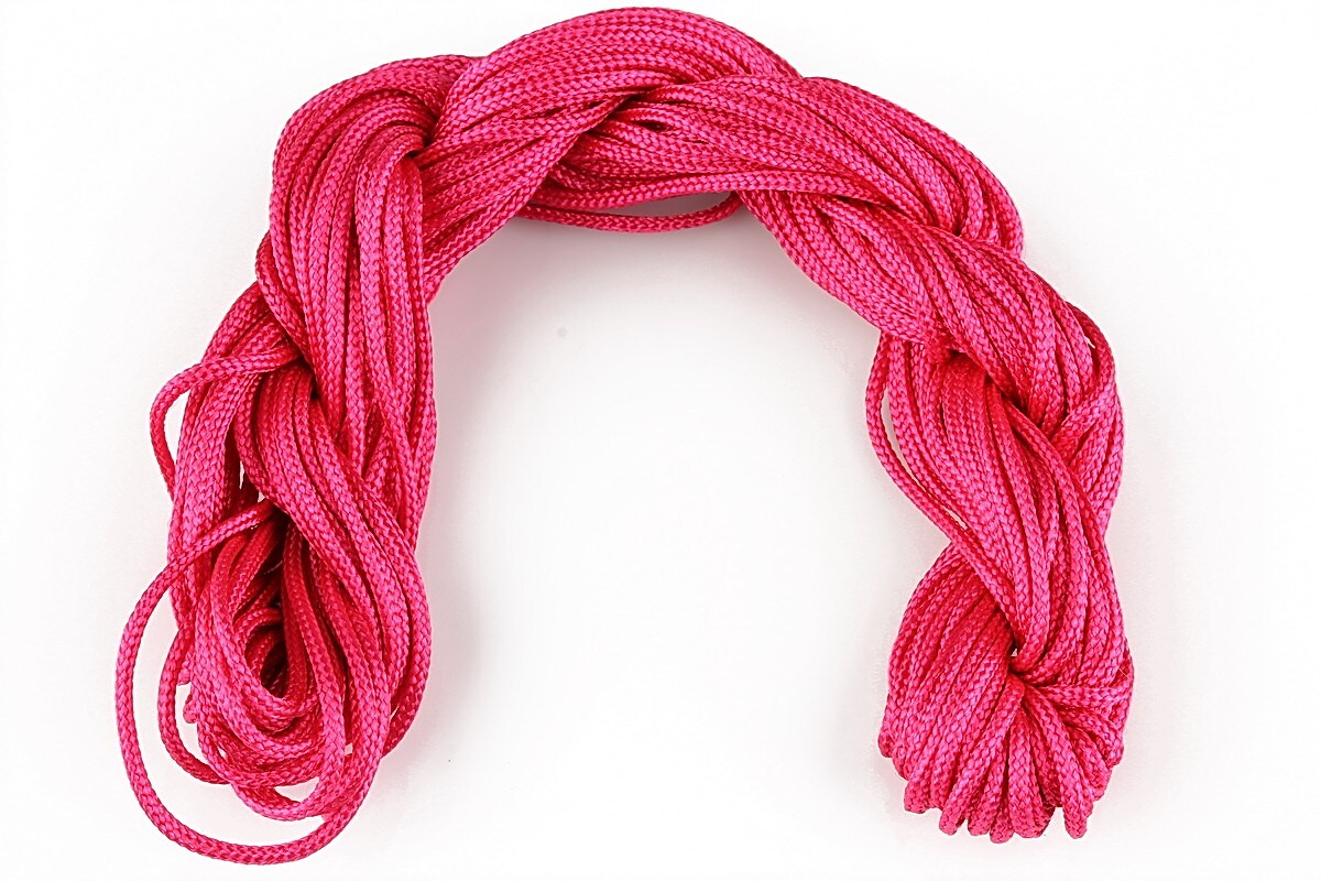 Ata nylon, grosime 2mm, 12m, magenta