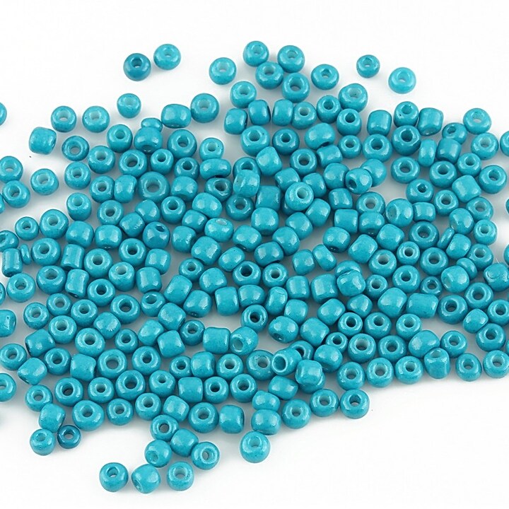 Margele de nisip opace 2mm (50g) - cod 185 - albastru turcoaz