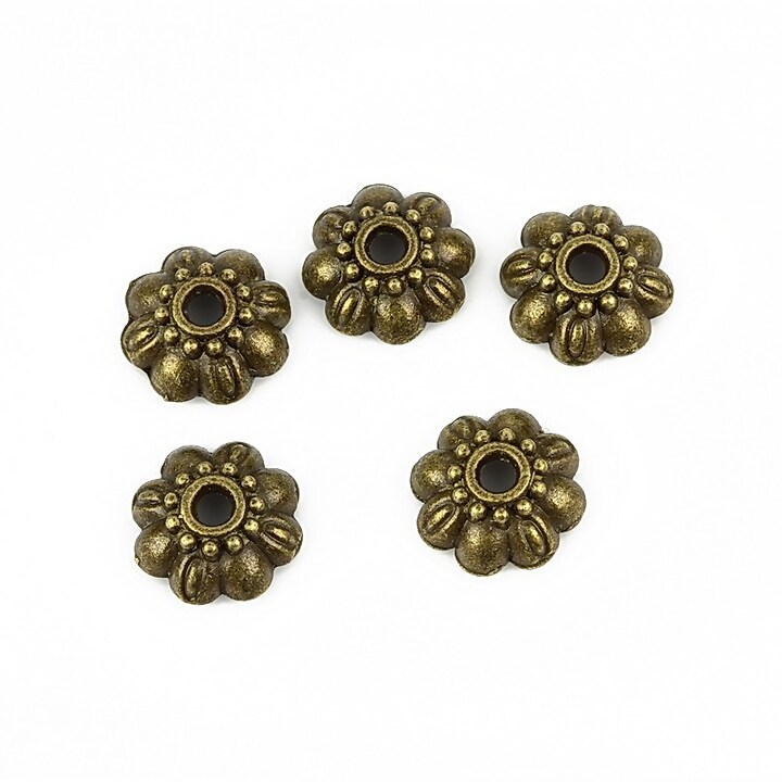 Capacele margele bronz 9mm