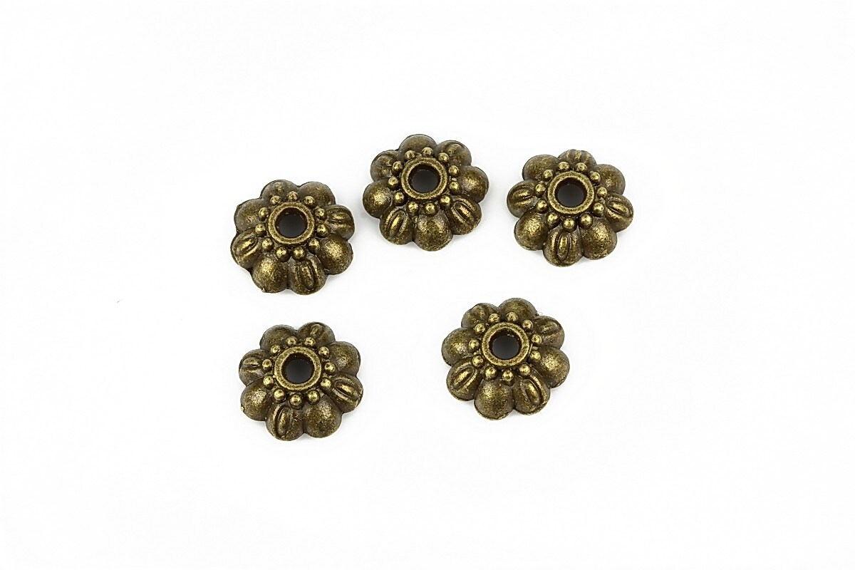 Capacele margele bronz 9mm