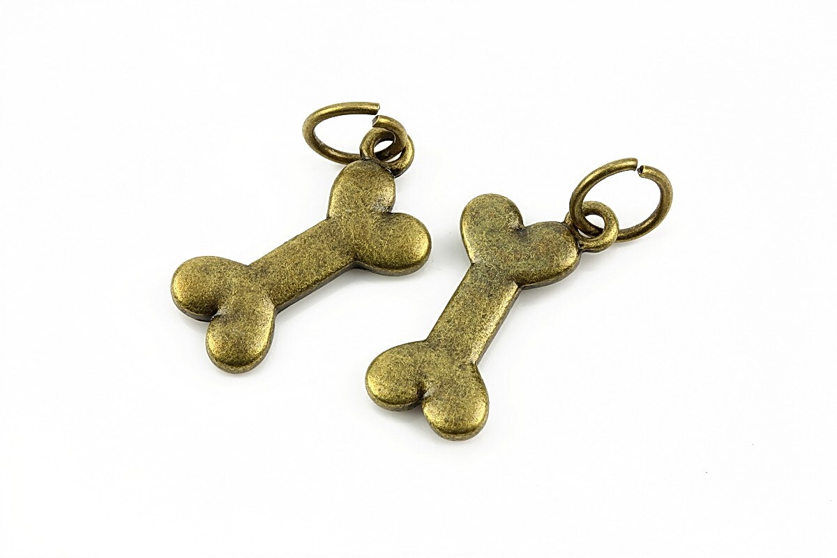 Charm bronz os 22x10mm