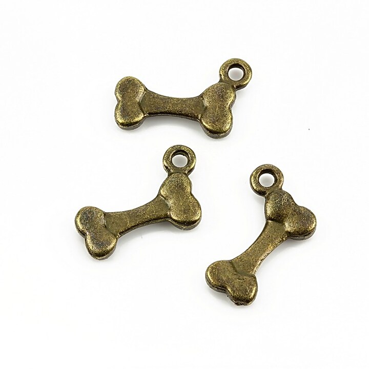 Charm bronz os 16x10mm