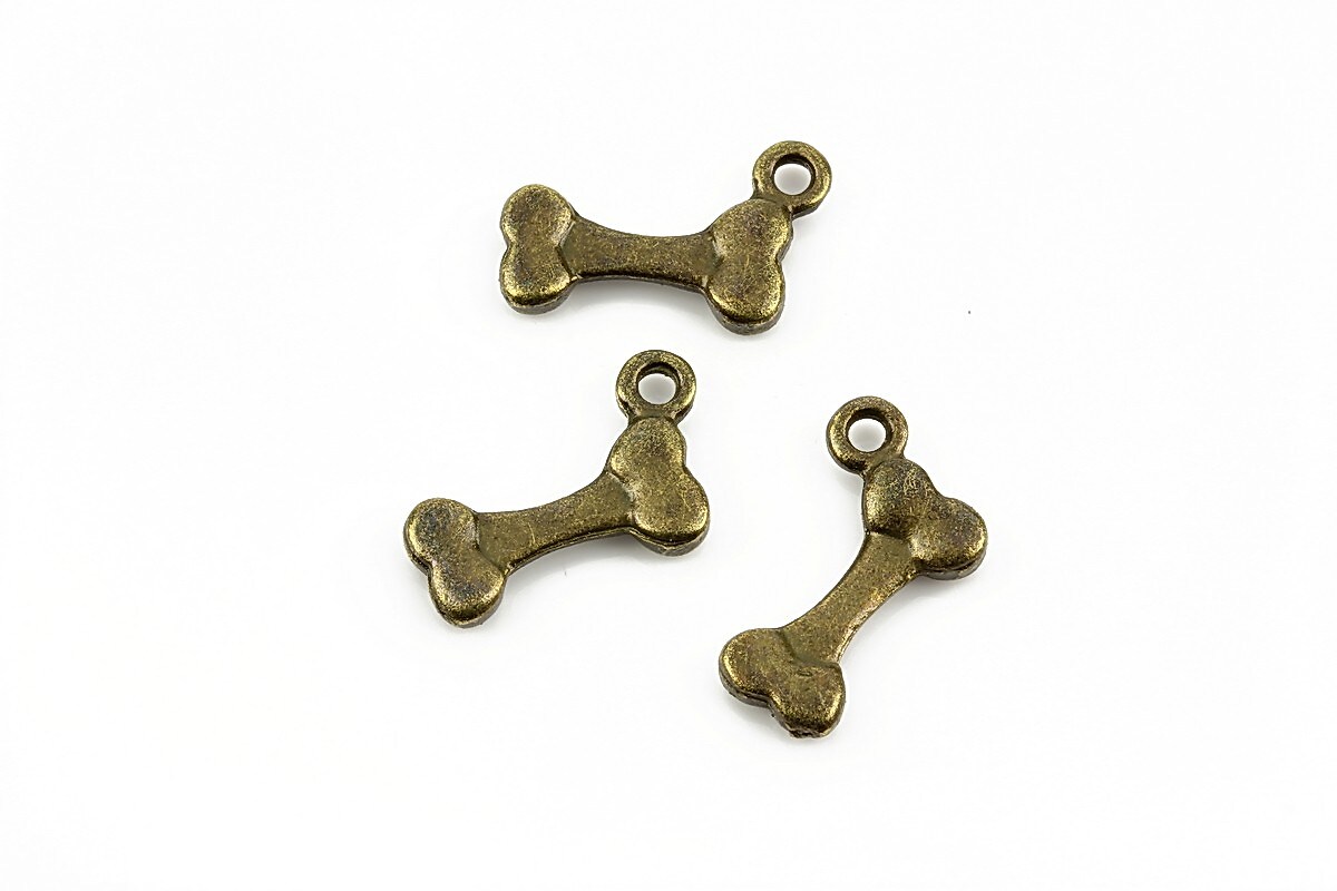 Charm bronz os 16x10mm