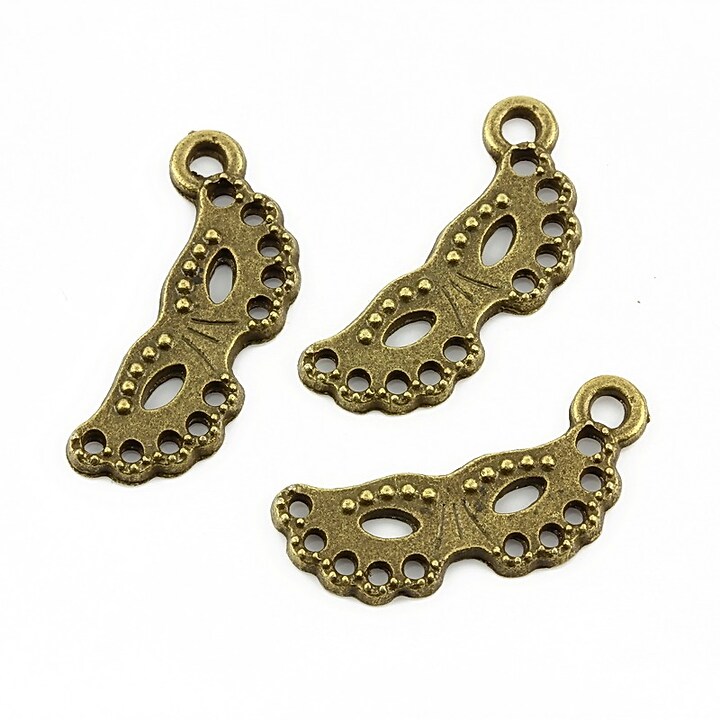 Charm bronz masca 24x11mm