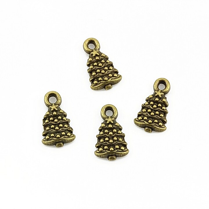 Charm bronz bradut 12x7mm