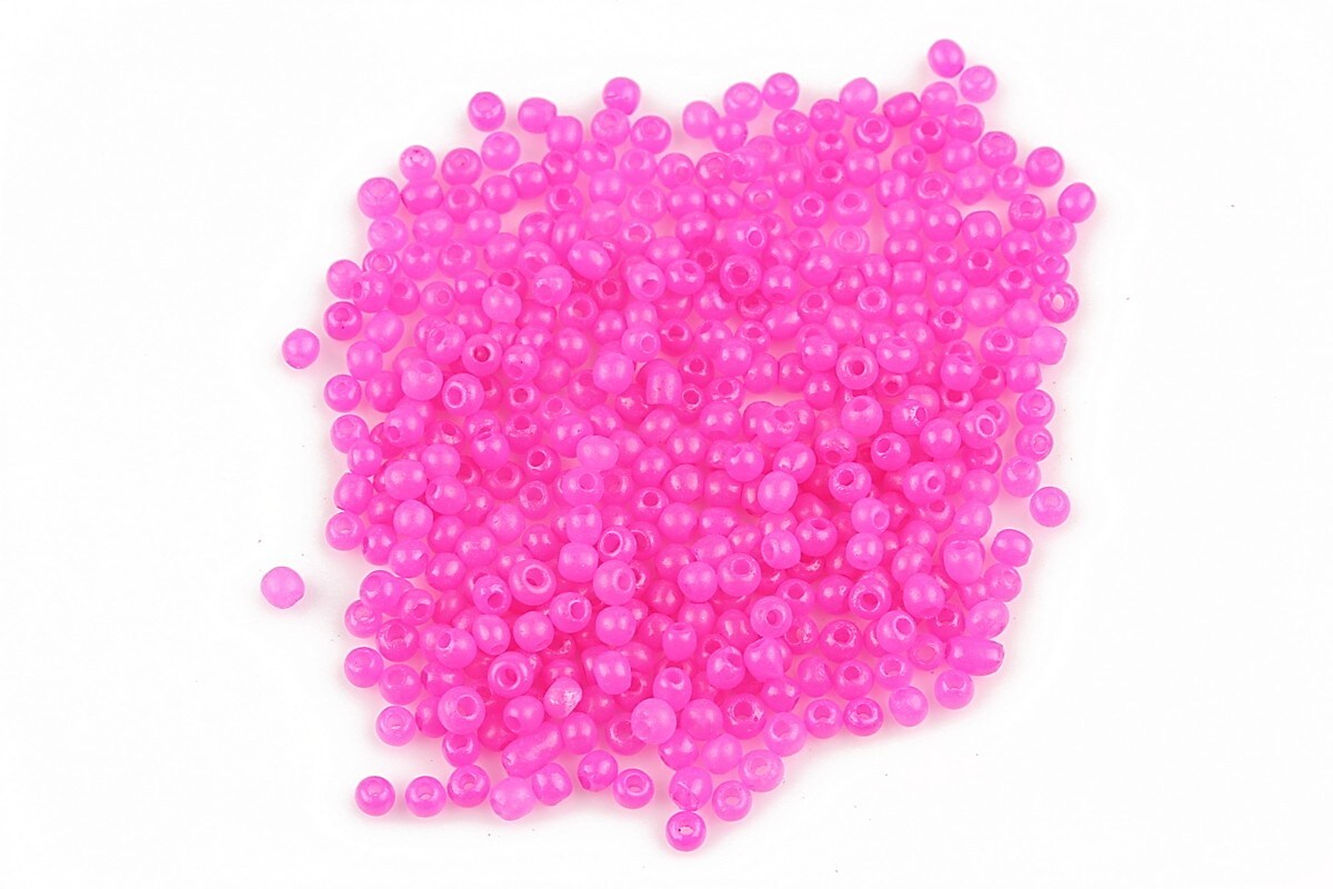 Margele de nisip 2mm (50g) - cod 216 - roz neon