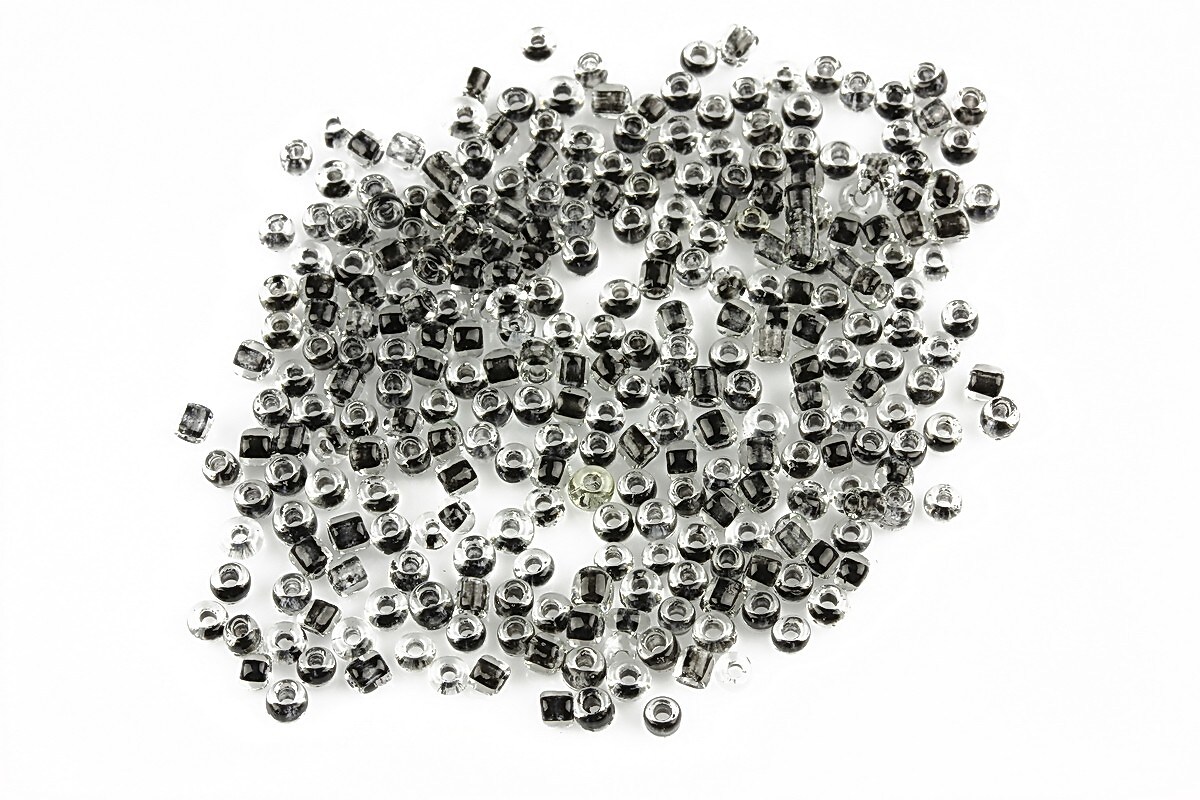 Margele de nisip 2mm (50g) - cod 220 - interior negru