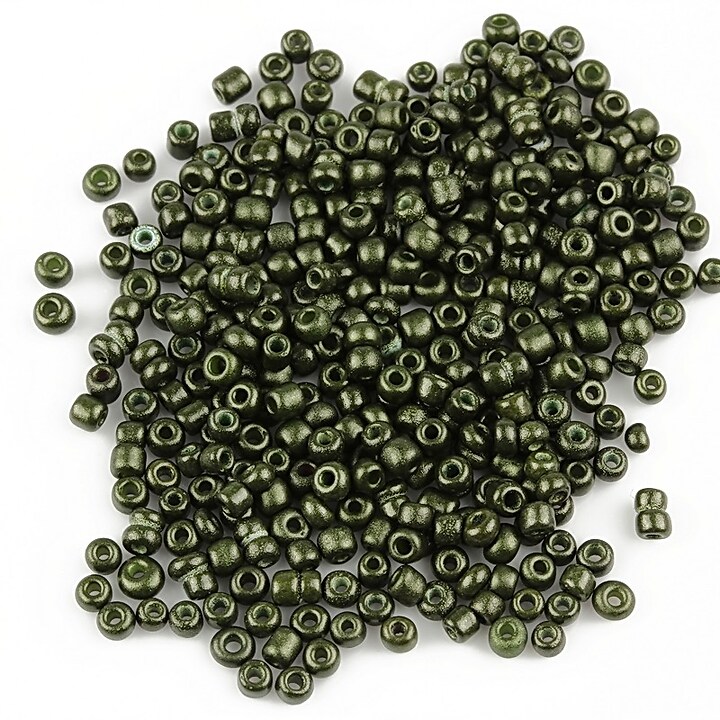 Margele de nisip 2mm (50g) - cod 237 - verde inchis