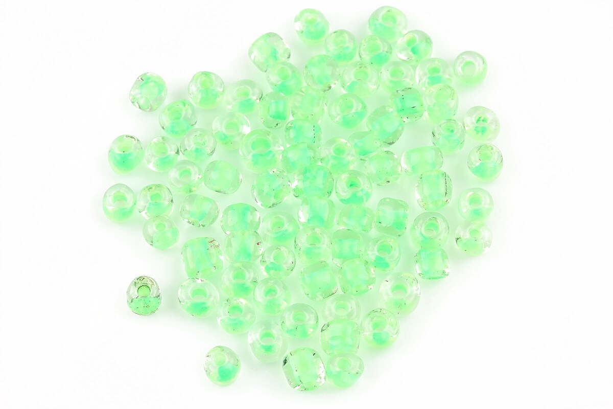 Margele de nisip 4mm (50g) - cod 241 - verde neon