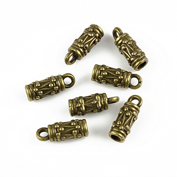 Capat de snur bronz 13x5mm