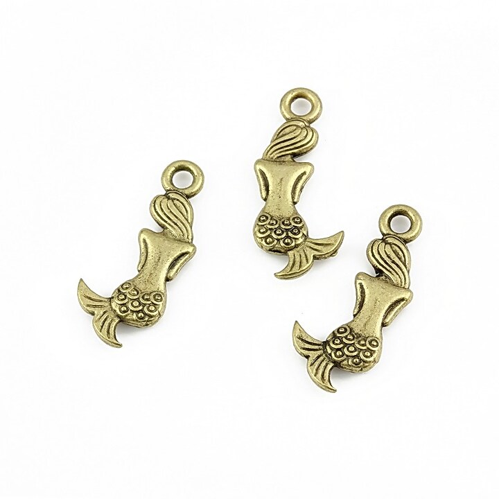 Charm bronz sirena 20x8mm